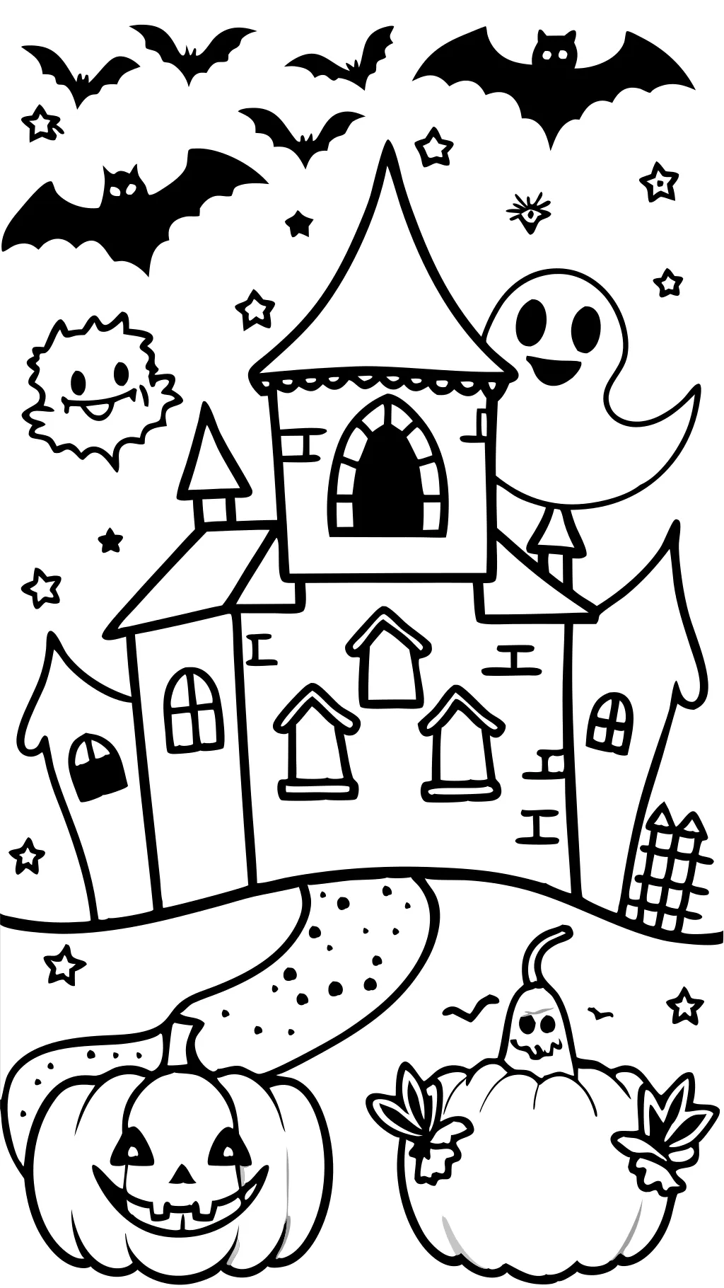 coloriage d’Halloween imprimable